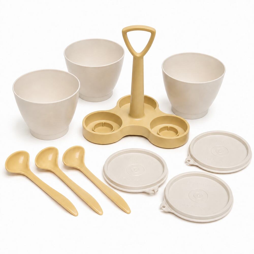 Tupperware Vintage 10-pc. Condiment Server